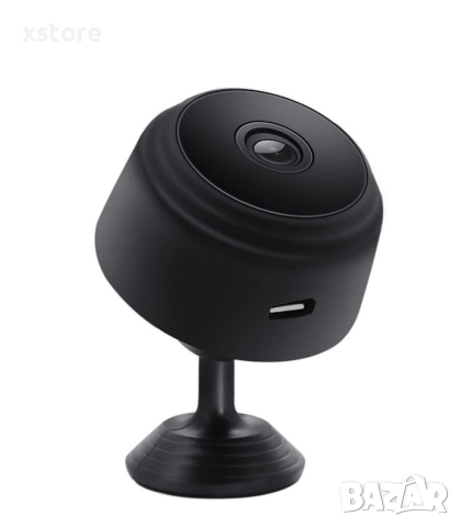 Висококачествена безжична мини IP камера, за домашна употреба с магнитна стойка, снимка 13 - Други стоки за дома - 52808261
