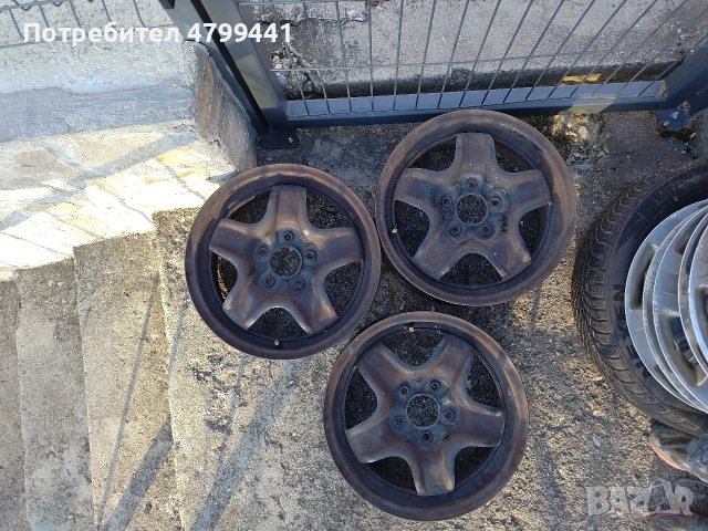 Джанти Opel 5x100 15" с тасове, снимка 6 - Гуми и джанти - 54228769