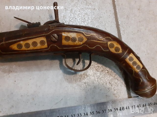 Много красив кремъчен пистолет,пищов,оръжие,пушка, снимка 4 - Колекции - 39601038