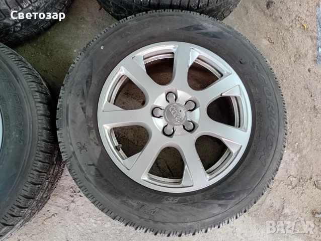 Оригинални джанти Ауди 17 цола 5/112 ЕТ 39 J8/  66.5, снимка 5 - Гуми и джанти - 52375112