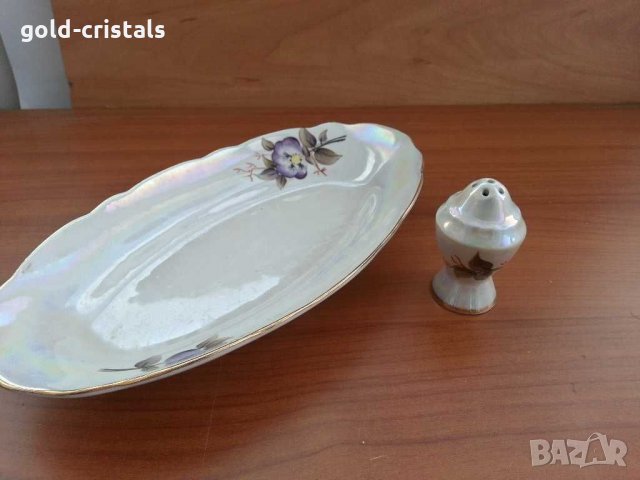 руски порцелан ръчно рисуван, снимка 3 - Антикварни и старинни предмети - 29426185