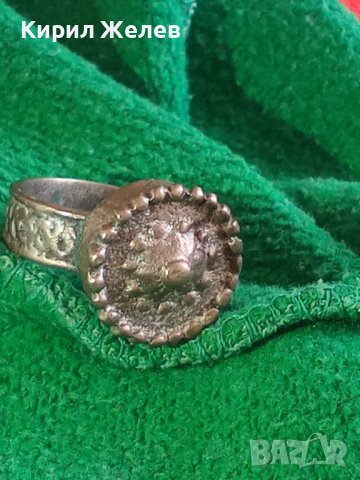 САЧАНЕН 18 ВЕК БОЛЯРСКИ МАСИВЕН ВЪЗРОЖДЕНСКИ РЯДЪК ПРЪСТЕН ЧАЙСТОРСКА РАБОТА 22642, снимка 2 - Антикварни и старинни предмети - 33046769