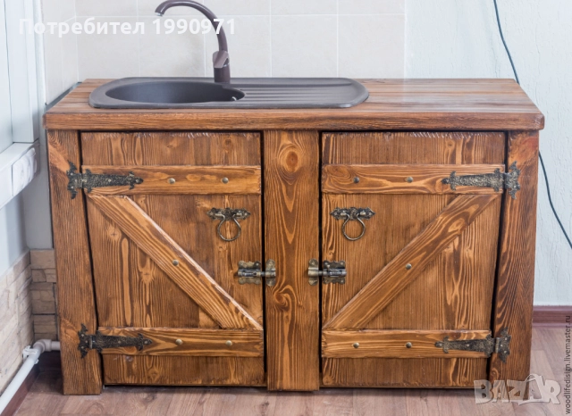 Кухя по индивидуален проект. Масив - орех, елша, бреза, череша, акация, смърч, чинар, бряст, дъб., снимка 14 - Кухни - 52476422