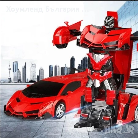 Робот трансформер с дистанционно, снимка 2 - Коли, камиони, мотори, писти - 54343651