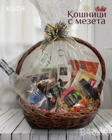 Подаръчни кошници с мезета, снимка 7 - Подаръци за рожден ден - 56365417