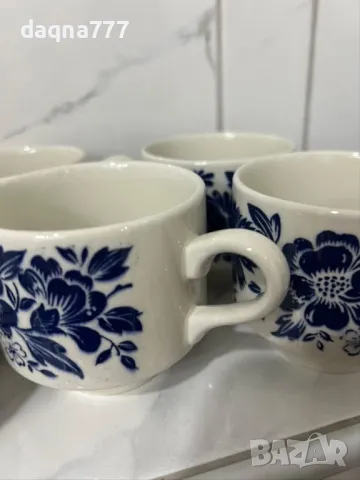 Реколта от 1970 г. на Broadhurst „Garland“ дуо от чаша, чинийка за чай / Broadhurst Ironstone / син, снимка 6 - Сервизи - 50419725