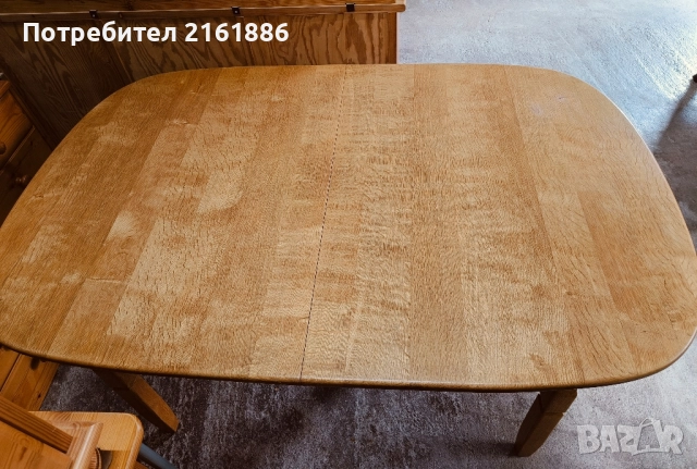 Дъбова трапезна маса , снимка 5 - Маси - 52012461