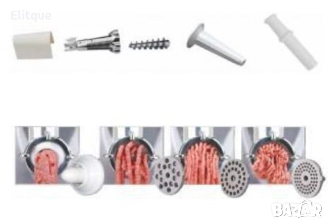 Месомелачка Voltz, 1600W, приставка за домати, черен, зелен, бял цвят, снимка 5 - Друга електроника - 52832062