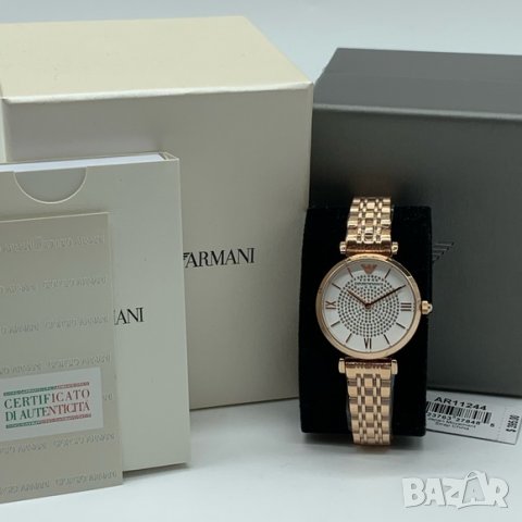 Часовник EMPORIO ARMANI AR11244 Rose Gold . Нов с кутия и гаранция, снимка 5 - Дамски - 33806249