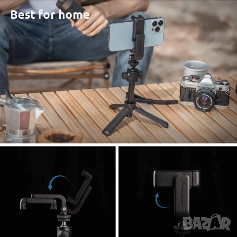 PGYTECH Мини статив с държач за телефон, снимка 6 - Селфи стикове, аксесоари - 52628389