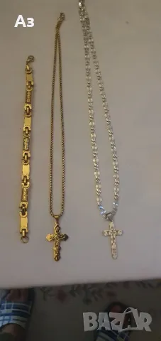  медицинска златна стомана -316л , снимка 5 - Гривни - 47316838