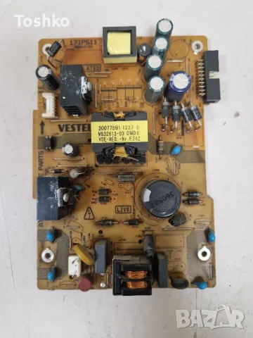 TOSHIBA 32L1334DG MAIN  17MB95S-1 POWER 17IPS11 TCON 6870C-0438A PANEL VES315UNDL-01, снимка 6 - Части и Платки - 48852393