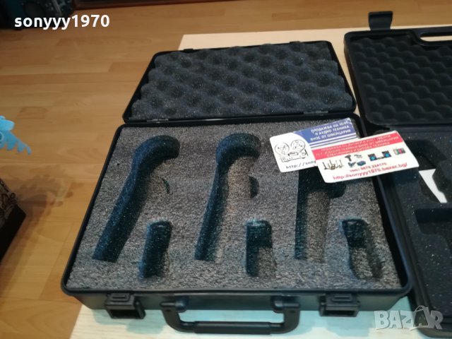 behringer new-два модела куфари за микрофони 2001221226, снимка 5 - Микрофони - 35499018