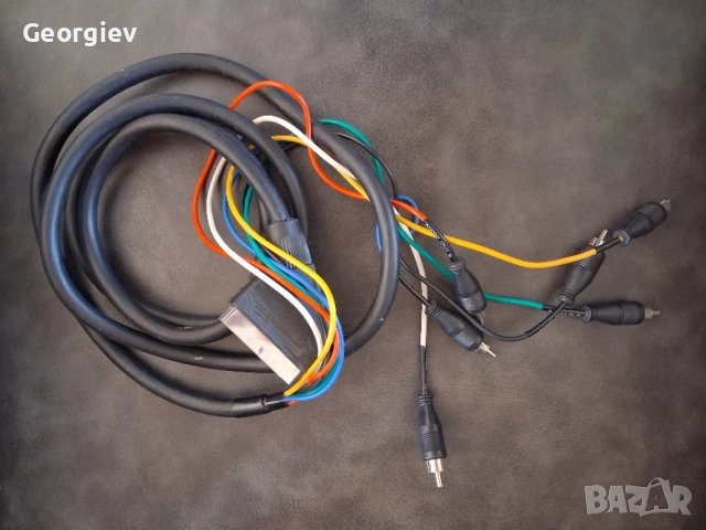 Висок клас кабел SCART към RCA (чинчове)