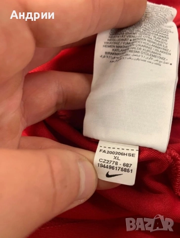 Оригинално тренировъчно яке Liverpoo Nike Dri-FIT- size XL, снимка 11 - Спортни дрехи, екипи - 53126378