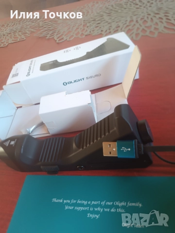 Тактически фенер OLIGHT SIGURD, снимка 2 - Въздушно оръжие - 52505232