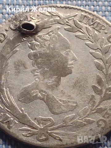 Сребърна монета 20 кройцера 1765г. Мария Терезия Виена Свещена Римска империя 13641, снимка 5 - Нумизматика и бонистика - 42871851
