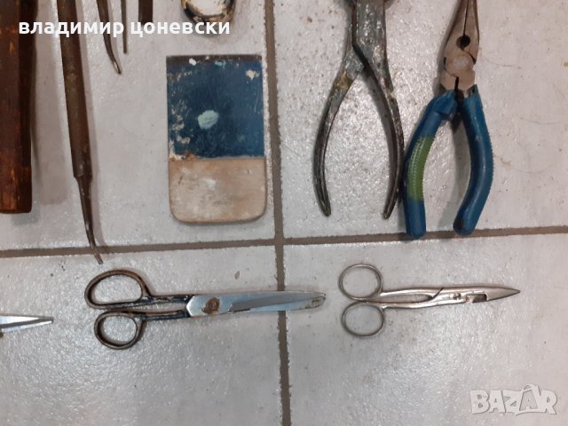 Стари инструменти,пила,чук,клещи,от мерки,ножица,шпакла, снимка 3 - Клещи - 40161927