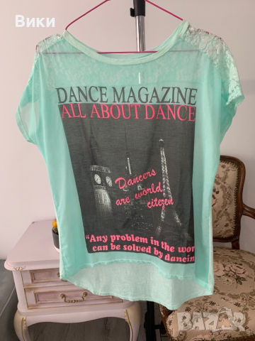 Дамска тениска в универсален размер , снимка 9 - Тениски - 44728323