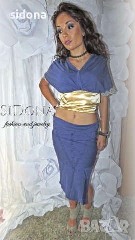 Сетове-бюстие и пола, снимка 14 - Комплекти - 52259573