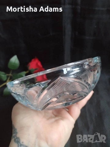 Кристален пепелник, снимка 3 - Колекции - 53916792