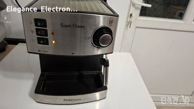 Кафе машина Rohnson Super Crema – работеща, без портфилтър R980. 