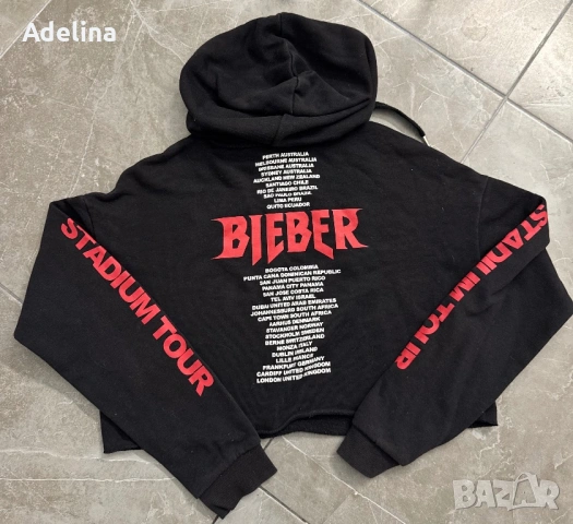 Блуза с дълъг ръкав- Crop top , снимка 2 - Блузи с дълъг ръкав и пуловери - 53226000