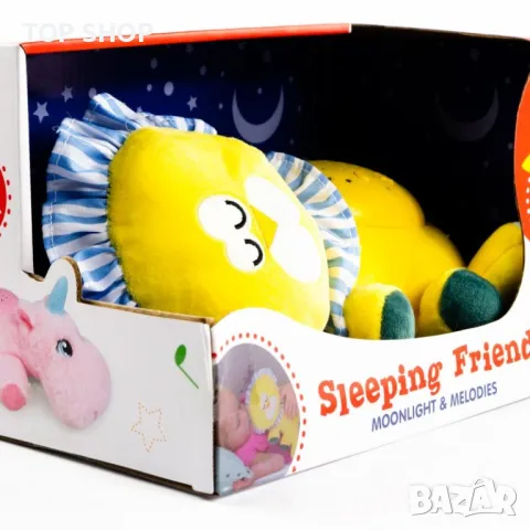 Музикална плюшена играчка с прожекция Sleeping Friend Night Light, снимка 6 - Музикални играчки - 48494784