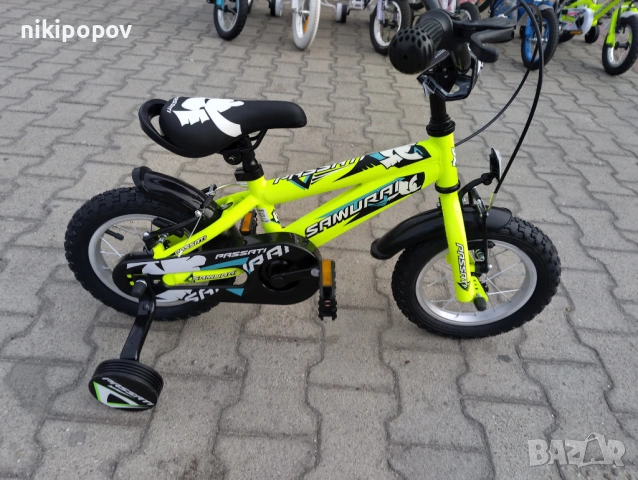 BG Детски велосипед 12" SAMURAJ жълт, снимка 2 - Велосипеди - 54334103
