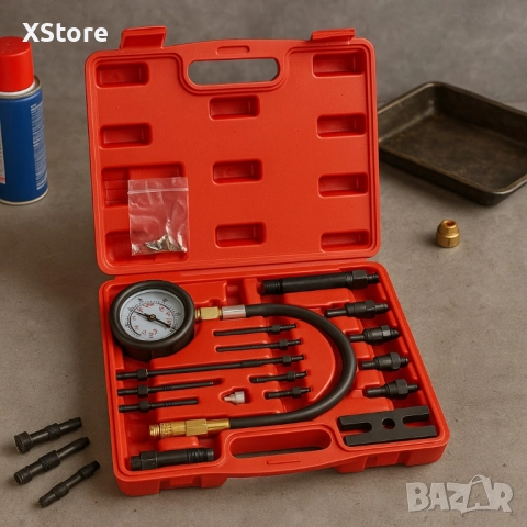Комплект за тест на компресия на дизелови двигатели