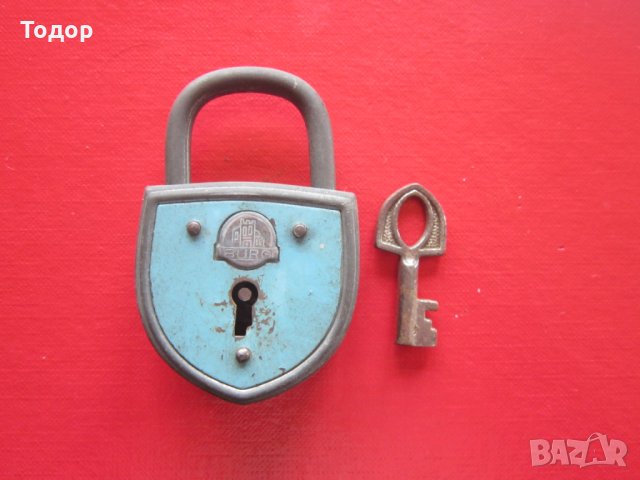 Стар немски катинар с ключ ключе 6, снимка 3 - Колекции - 29798037