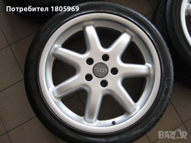 4бр. ал. джанти Audi (оригинални) 5x112 , 8 x 18 , ET48, снимка 4 - Гуми и джанти - 38335554