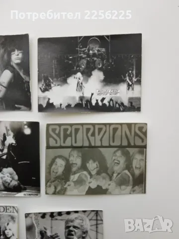 Лот стари картички на метъл групи (лот 14), снимка 3 - Колекции - 49880088