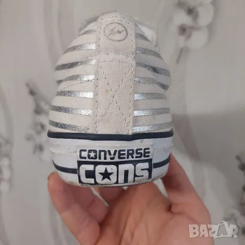 кецове / маратонки Converse Fragment Design x Chuck Taylor All Star Low 'Silver Stripe'  номер 44 ,5, снимка 12 - Кецове - 49061946
