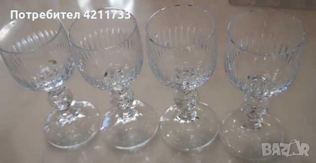 5 кристални чаши за алкохол НОВО, снимка 5 - Чаши - 52735773