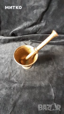 Бронзов хаван, снимка 2 - Антикварни и старинни предмети - 37235121