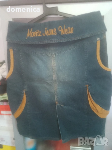 Дамски дънкови поли, снимка 4 - Поли - 54329741