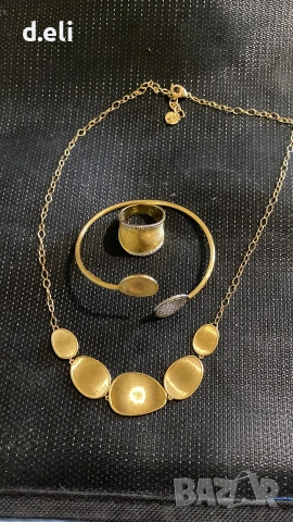 MARCO BICEGO Златна гривна. Златно колие. Златен пръстен. 18 кр. С брилянти