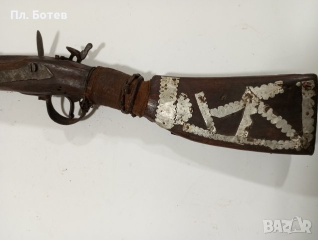 Стара кремъчна пушка , снимка 8 - Антикварни и старинни предмети - 42721565