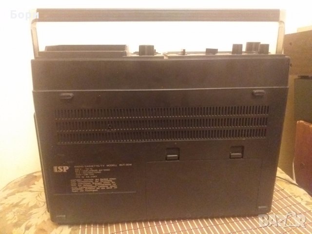 ISP RCT-3014 1980г телевизор/радио/касетофон, снимка 10 - Радиокасетофони, транзистори - 29445164