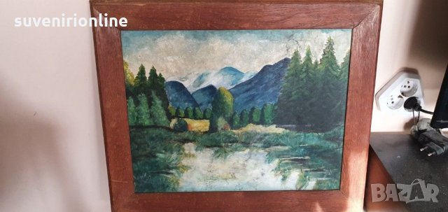 Старинна декоративна картина , снимка 2 - Картини - 29872061