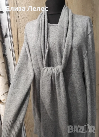 FFC дамски пуловер кашмир и вълна размер L, снимка 4 - Блузи с дълъг ръкав и пуловери - 52803320