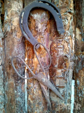 Стара ножица над 100г. свредели винтидж, снимка 2 - Антикварни и старинни предмети - 48369983