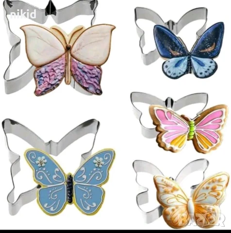 5 бр пеперуди пеперуда метална форма резец за бисквитки сладки фондан украса резци форми