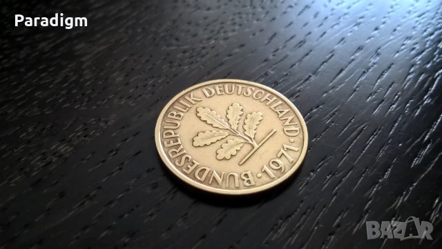 Монета - Германия - 10 пфенига | 1971г.; серия J, снимка 3 - Нумизматика и бонистика - 29335542