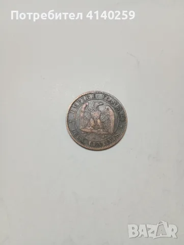 ФРАНЦИЯ МОНЕТИ 2 САНТИМА 1855 Г , снимка 2 - Нумизматика и бонистика - 55947328