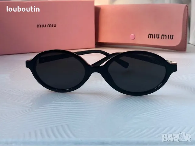 Miu 2024 дамски слънчеви очила елипса кръгли овални, снимка 5 - Слънчеви и диоптрични очила - 48018463