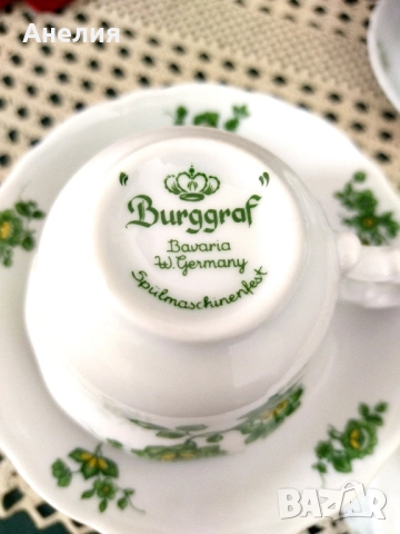 Зелено ! Комплект за дълго кафе и чай ! , снимка 6 - Чаши - 51674625