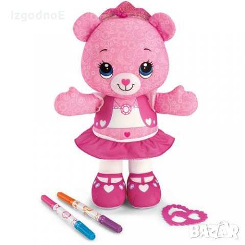 Fisher Price Doodle Bear Rose Мека кукла за рисуване на Фишър Прайс, снимка 1 - Кукли - 30919509