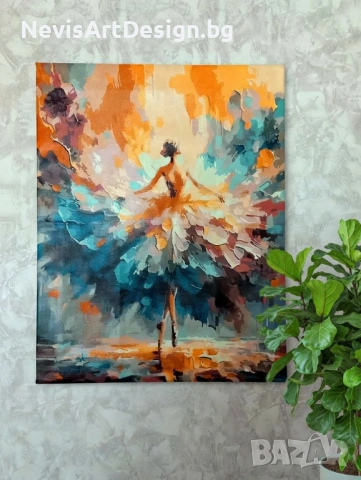 Ръчно рисувана картина на канава 